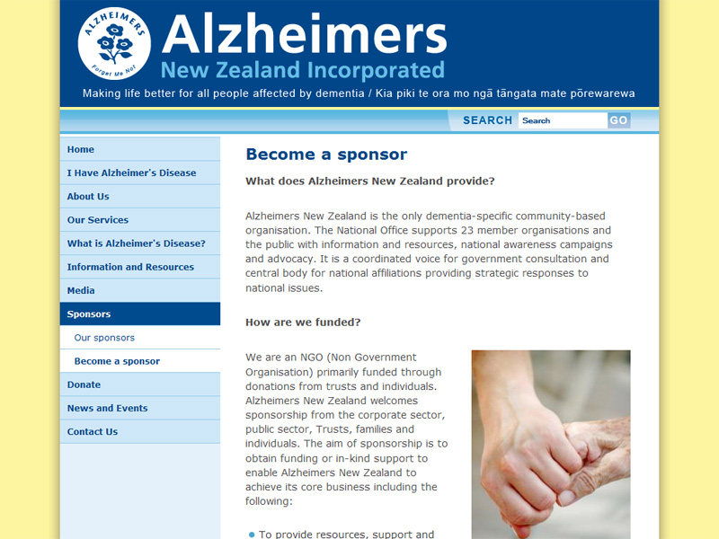 Alzheimers New Zealand (Nicolaas)