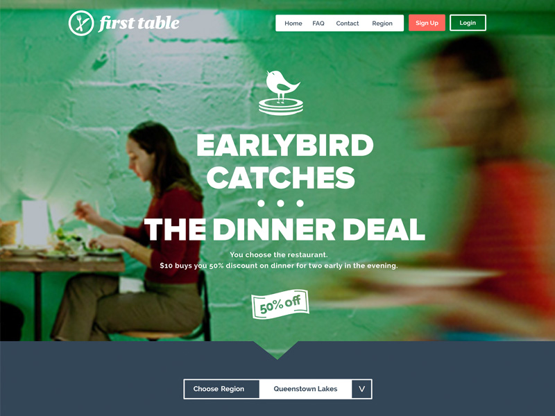 First Table - Earlybird Dinner Deals (Mat Weir)