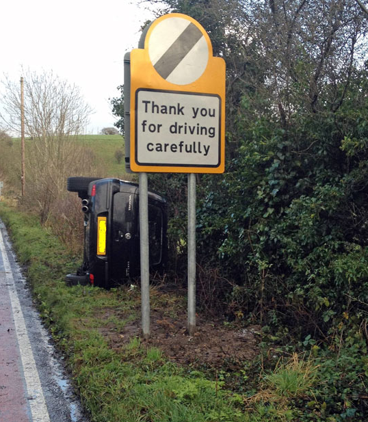 Drive carefully