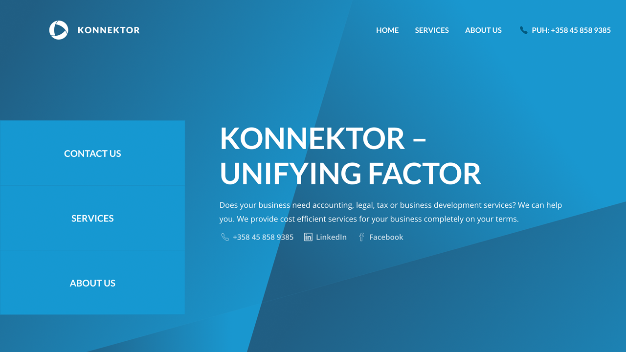 Konnektor Oy - Financial Services (Leafnet Studio)