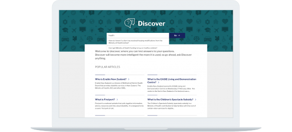 discover site the enable search database