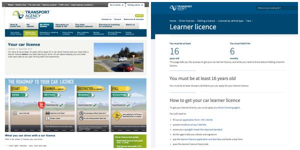 NZTA Screenshot comparison