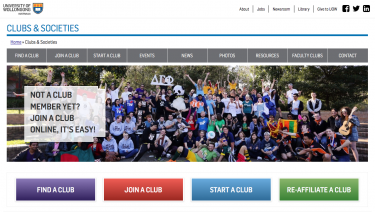 University Of Wollongong - Clubs and Societies