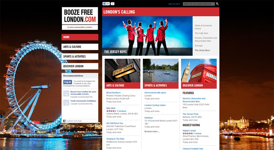 Booze Free London (Web Torque)