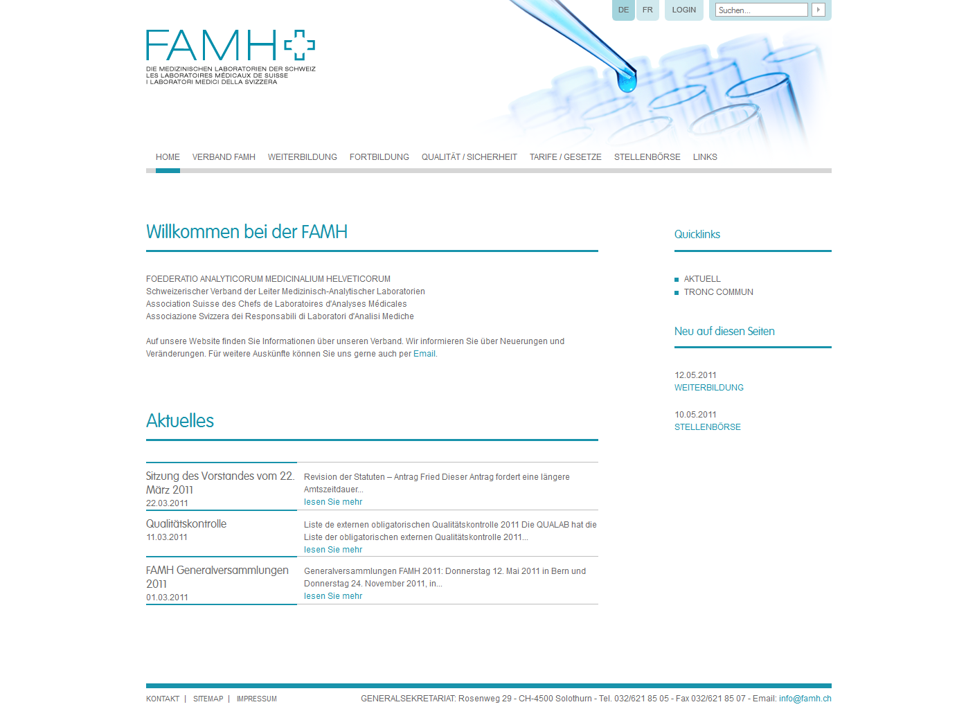 FAMH  - The medical labratories of switzerland (Rico)