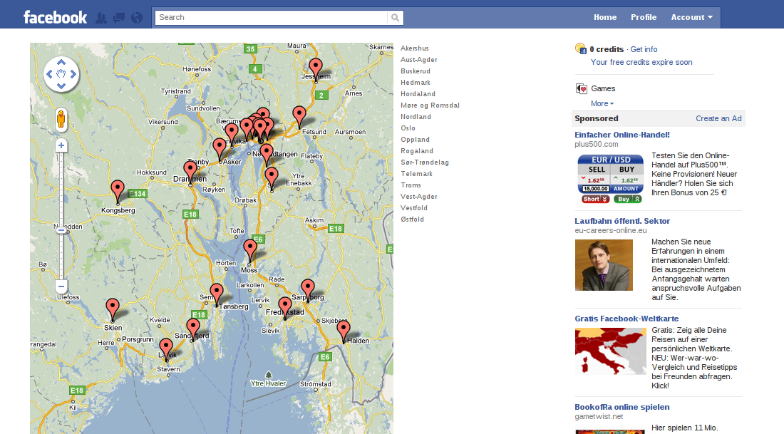 Handelsbanken Facebook office locator (oliver)