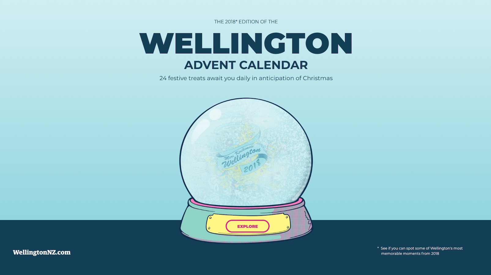 Site of the Month Wellington Advent Calendar » Silverstripe CMS