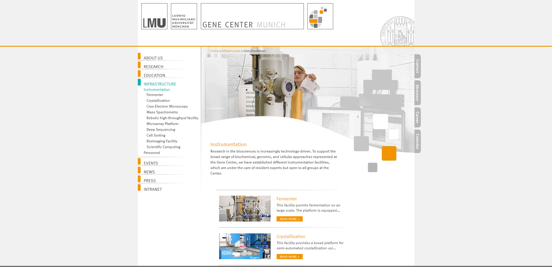 Gene Center Munich (creating-web)